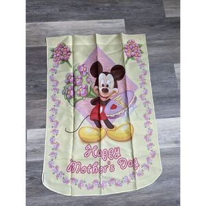 Happy Mother's Day Flag Hamilton Collection Mickey & Friends 28x40